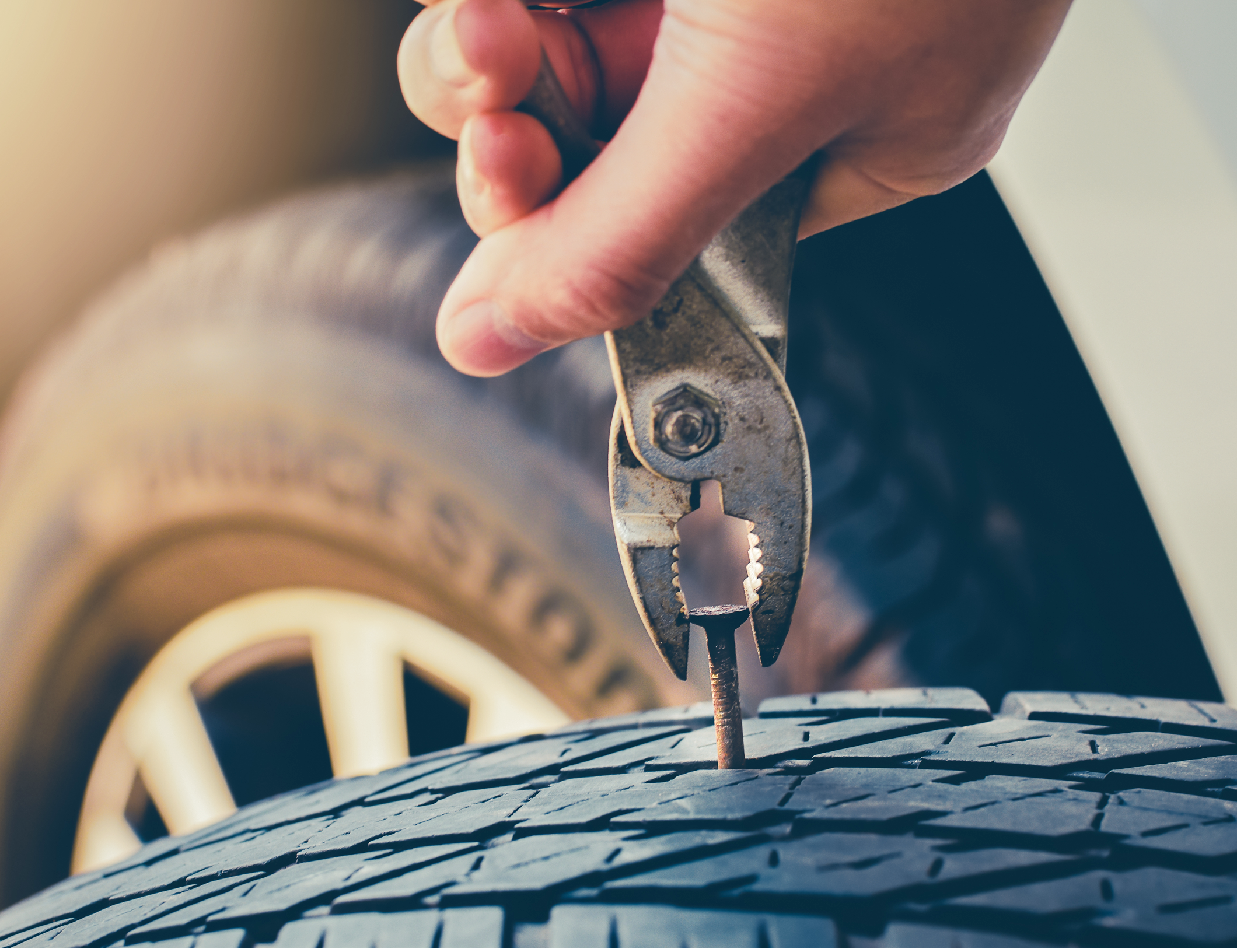 Tire repair service